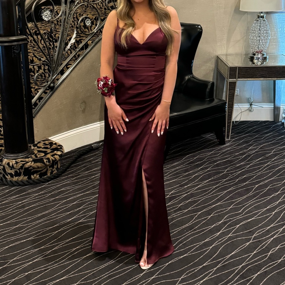 Burgundy Gown